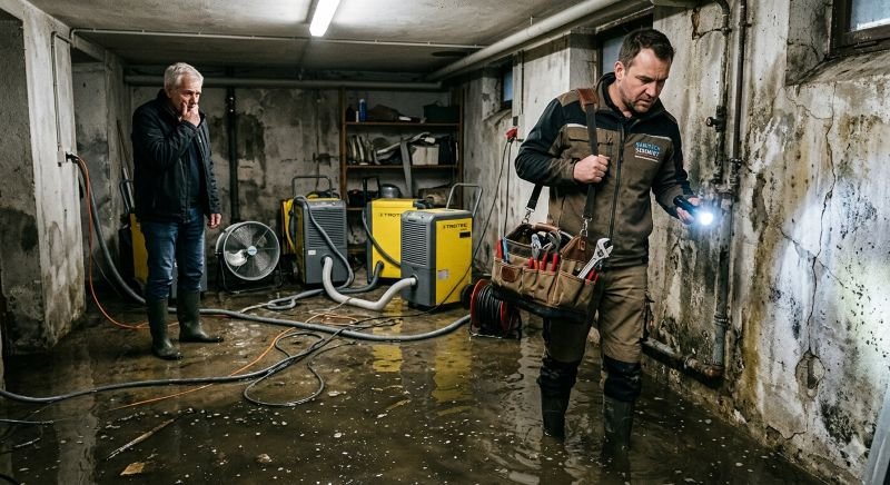 Wasserschaden im Keller