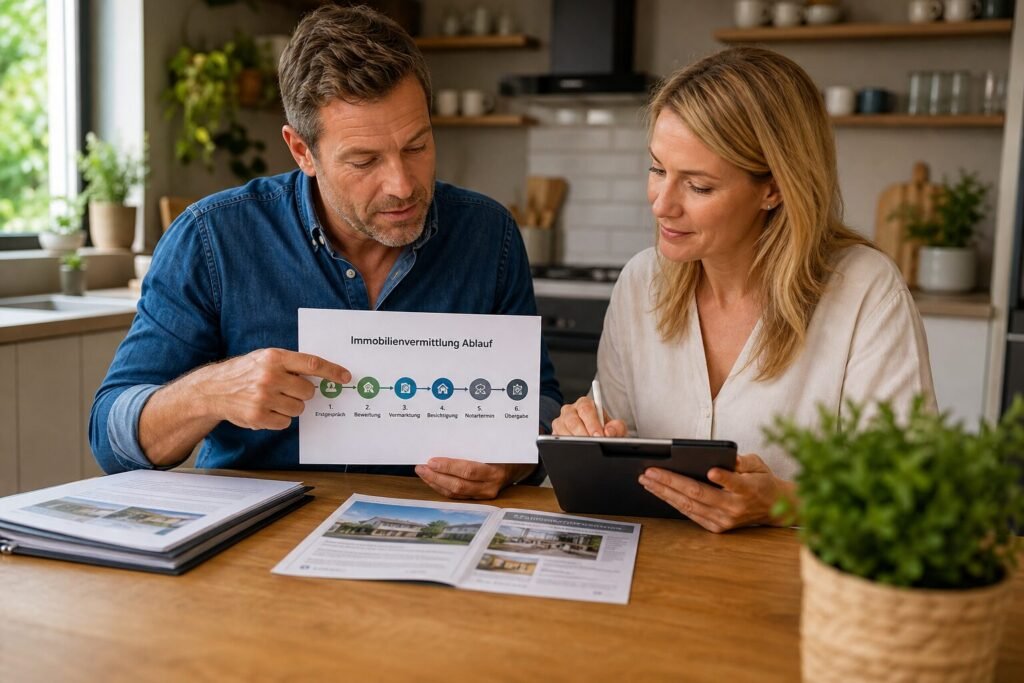 Immobilienvermittlung Ablauf und Dauer